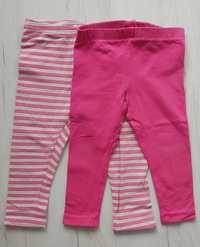 Spodnie legginsy roz. 92, 2 szt