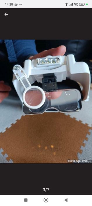 Lupa com Retroiluminação LED para Cabeça – Ajustável e Confortável

Es