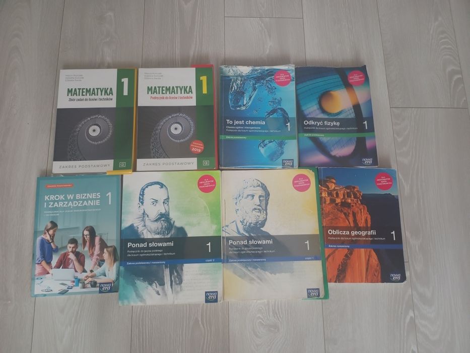 Książki do szkoły średniej 1 klasa Nowa Era