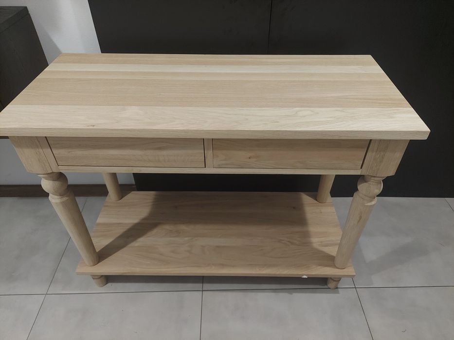 Nowa Konsola, szafka toaletka dębowa