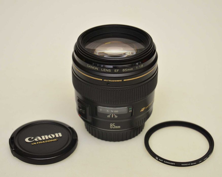 Obiektyw Canon EF 85mm f/1.8 USM + filtr UV Gwarancja 12mcy!