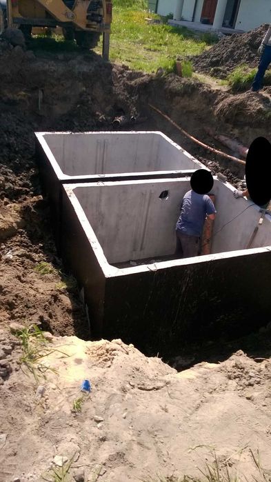 szambo betonowe 5m3 zbiornik betonowy na wodę ścieki deszczówkę 6 8 10