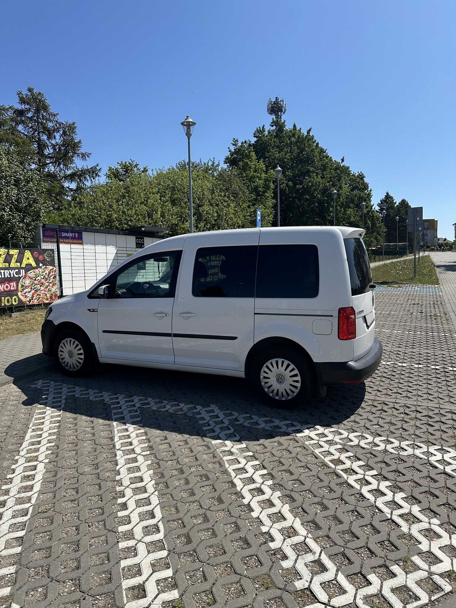 VW Caddy 2.0TDI, Klima, Hak, 5-os, Polecam!!! Brutto