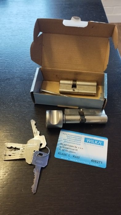 Komplet wkładek WILKA 30/45 + 30G/45 nikiel kl.C