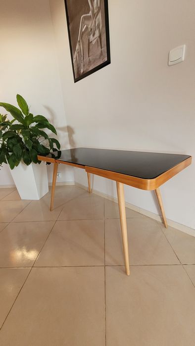 Ława, stolik kawowy proj. Jiří Jiroutek, Czechosłowacja '60, Prl