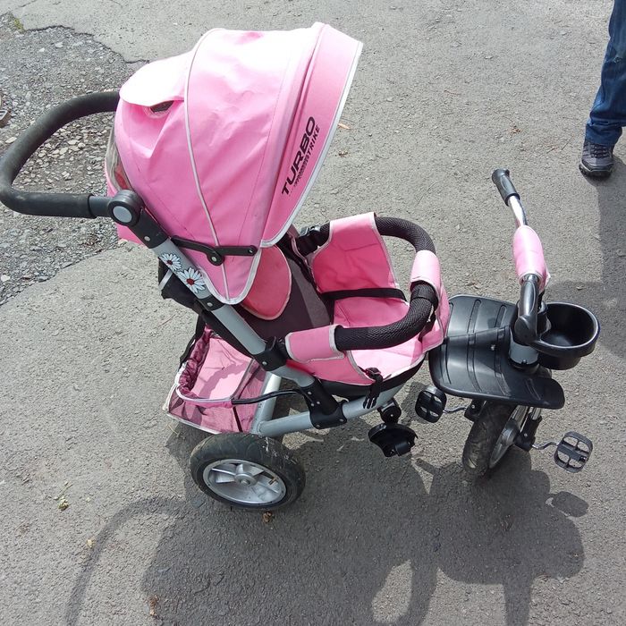 Велосипед стан нового дитячий з ручкою коляска