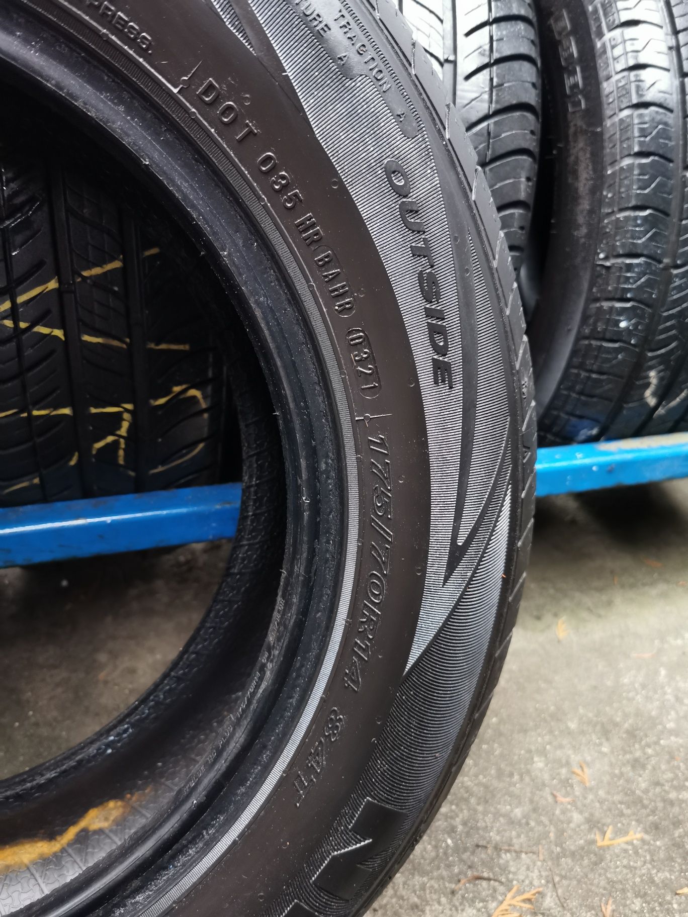 Opony 175/70r14 Nexen 7mm