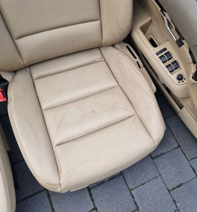 fotele kanapa boczki skóra twist audi a4 b6