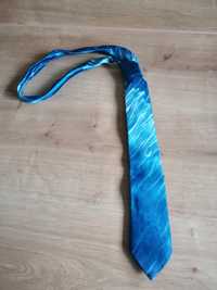 Krawat wąski niebieski Bes Stile