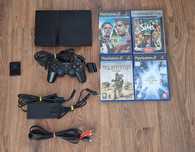 Konsola PlayStation 2 Slim PS2 SCPH-77004 Date Code 7A Zestaw + Gry
