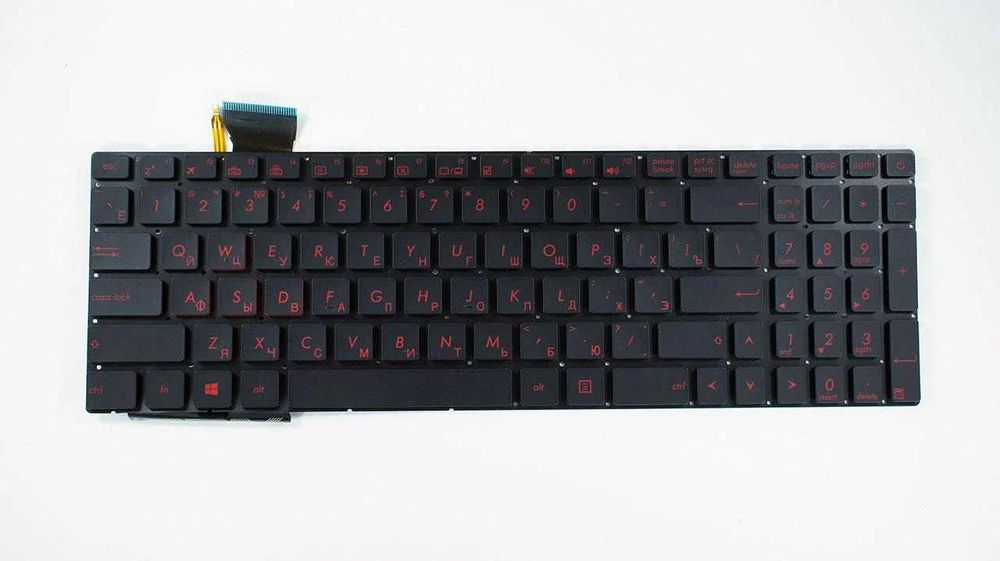 Клавиатура для ноутбука Asus ZX50, GL552 з підсвіткою (0KNB0-662GRU00)