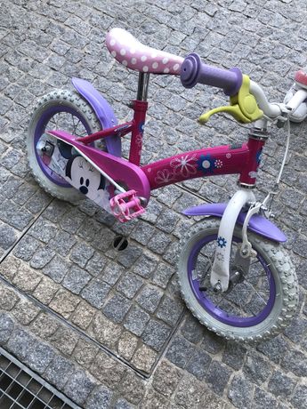 Bicicleta menina da minnie mouse