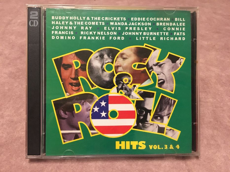 Świetna płyta cd Rock’n’Roll Hits vol 3 i 4  35 utworów