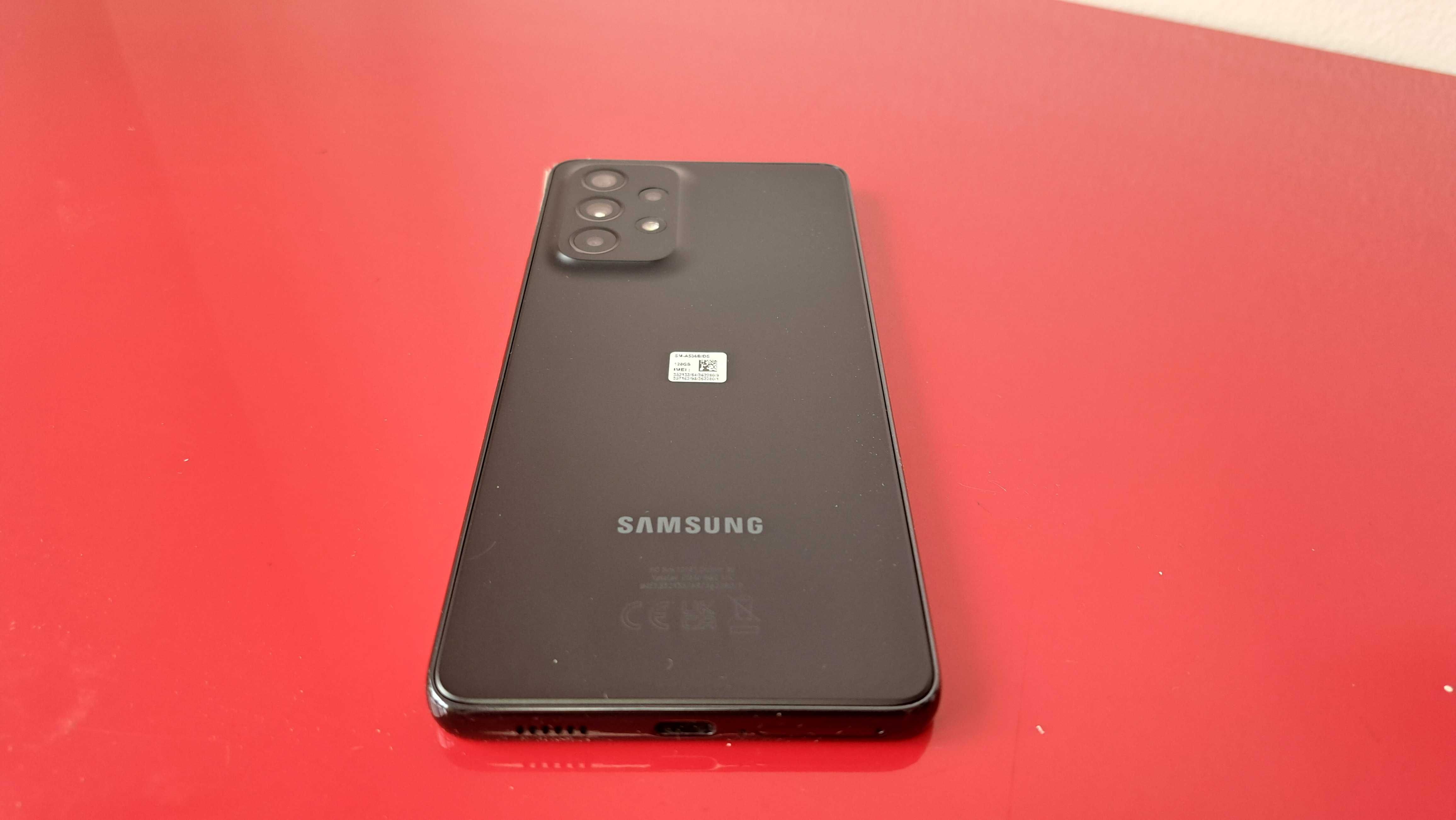 Fajny Samsung Galaxy A53 6,5" 128GB Amoled Klasa A Bez Blokad Czarny