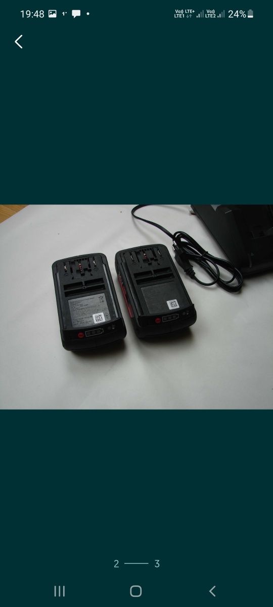 Akumulatory Bosch 36 V - zestaw