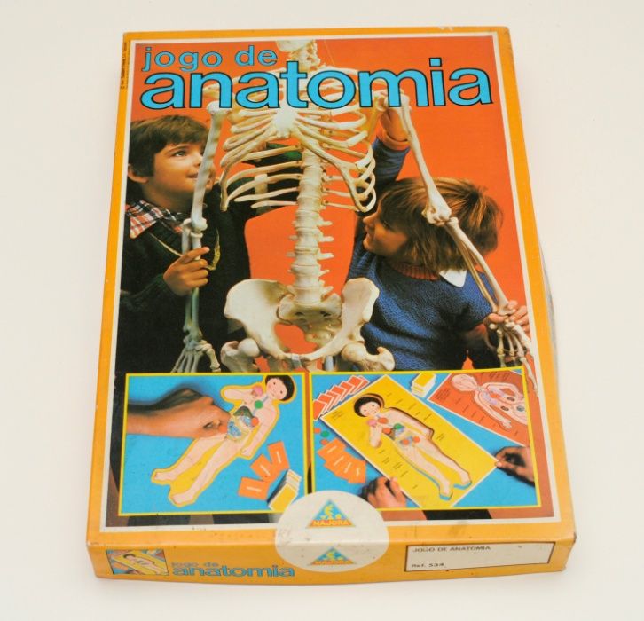 Jogo Vintage - Jogo de Anatomia - Majora