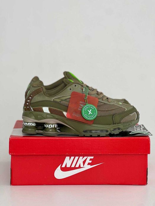 Мужские кроссовки Nike Shox Ride 2 Supreme Khaki. 40-45