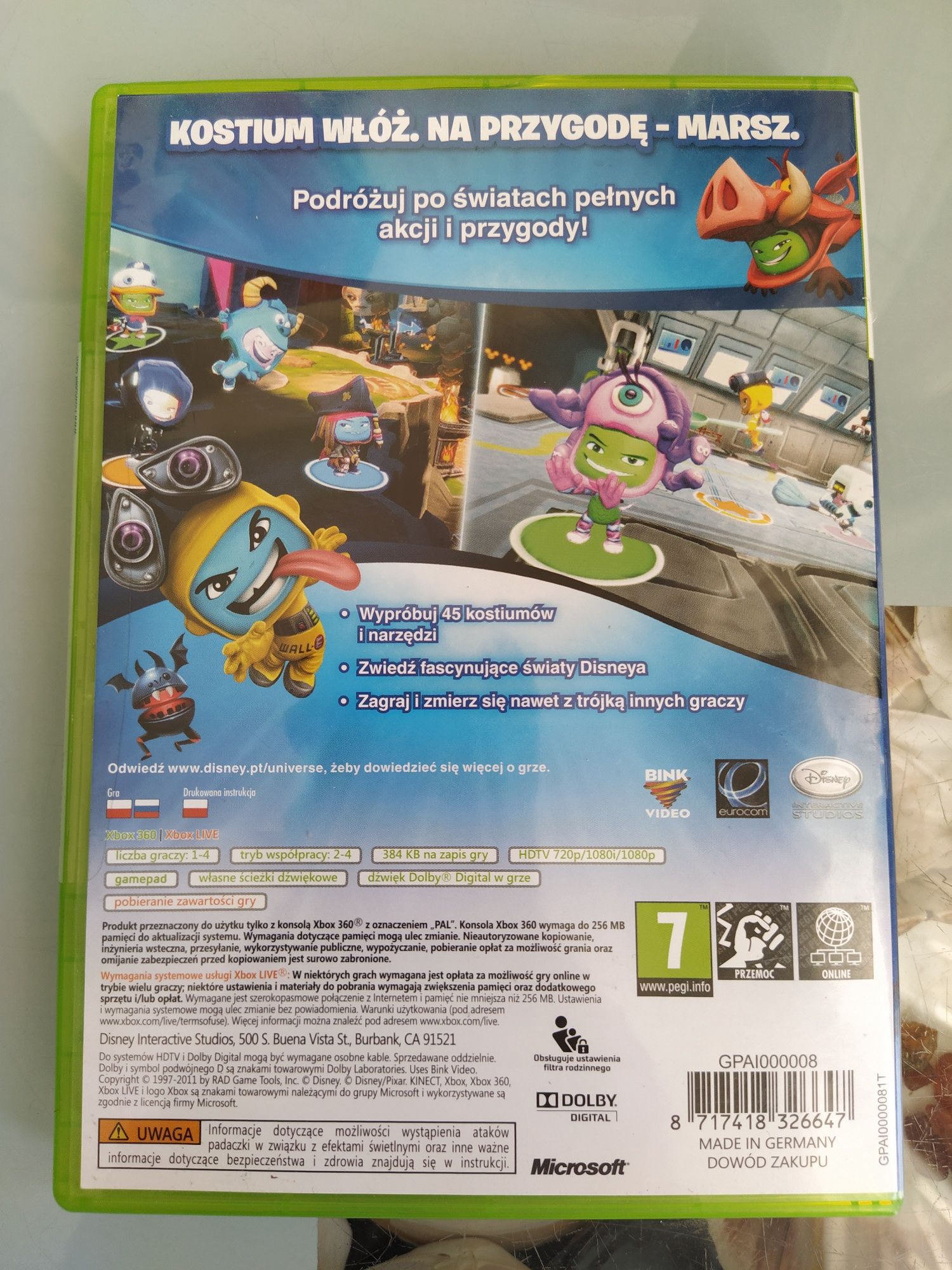 NOWA gra Xbox 360 Disney Universe polska wersja na prezent