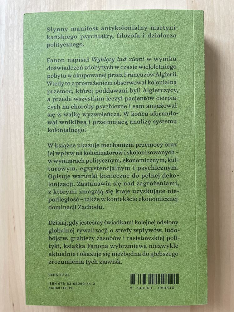 Frantz Fanon Wyklęty lud ziemi