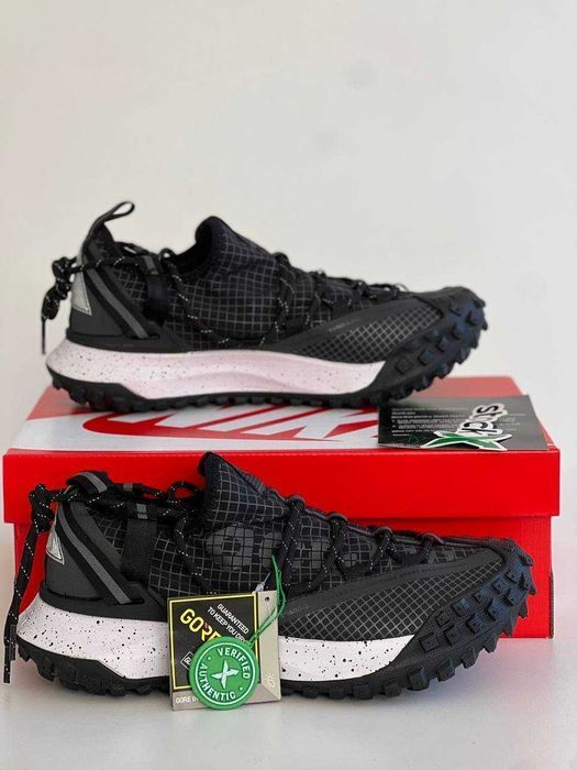 Мужские кроссовки Nike ACG Mountain Fly Low Black&White. 40-45