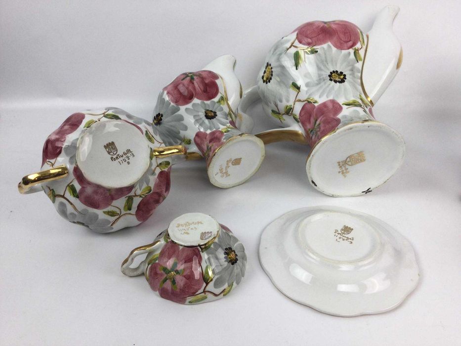 Serviço de chá completo da antiga fábrica TREMEZ Portugal