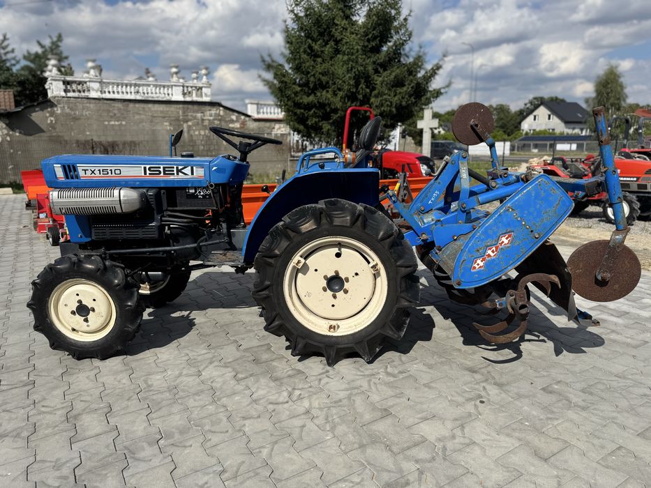 Traktorek Traktor ogrodniczy japoński Iseki TX1510 glebogryzarka 120