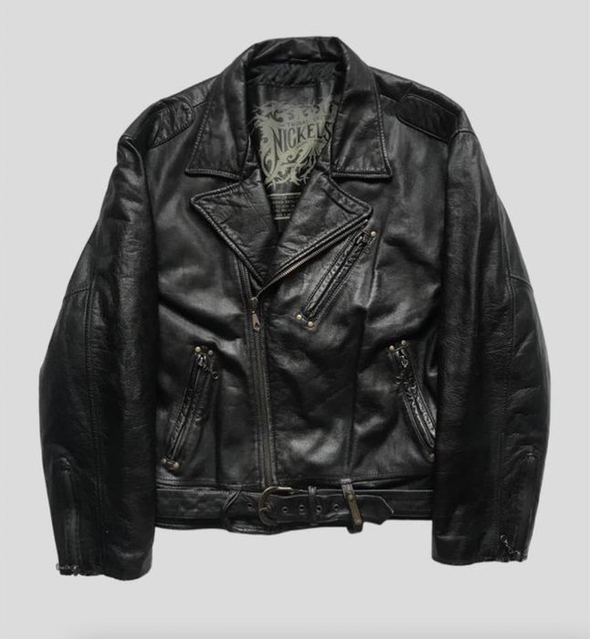 Вінтажна шкіряна мото куртка косуха байкерська schott chrome hearts