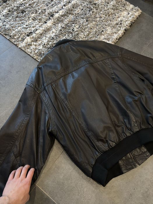 Бомбер шкіряний куртка ма1 бомбер кожанка косуха ма2 vetments balen