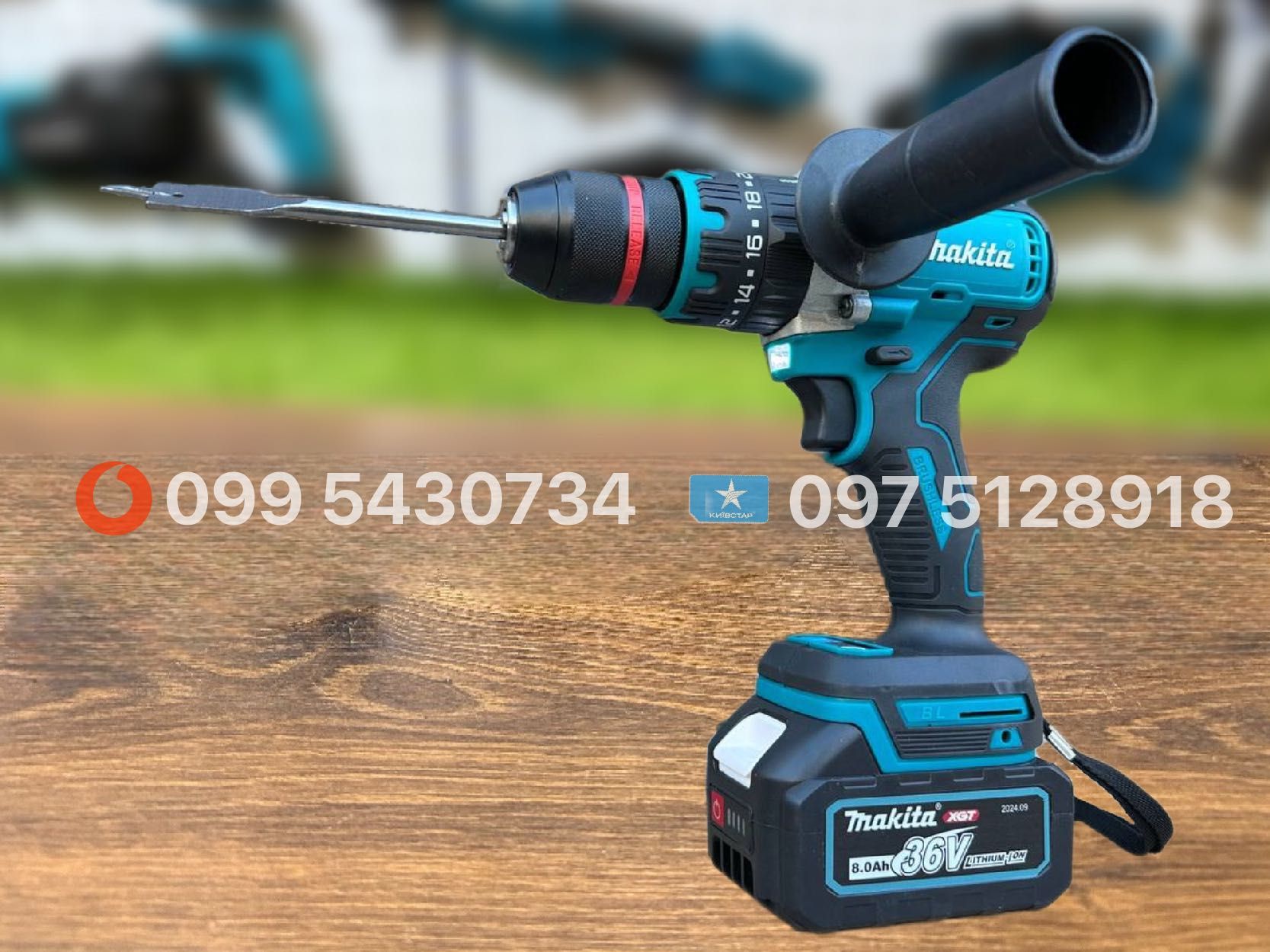 Набір 2/1 Makita Шуруповерт DHP485BL +  Гайковерт DTW650BL 36V 8Ah