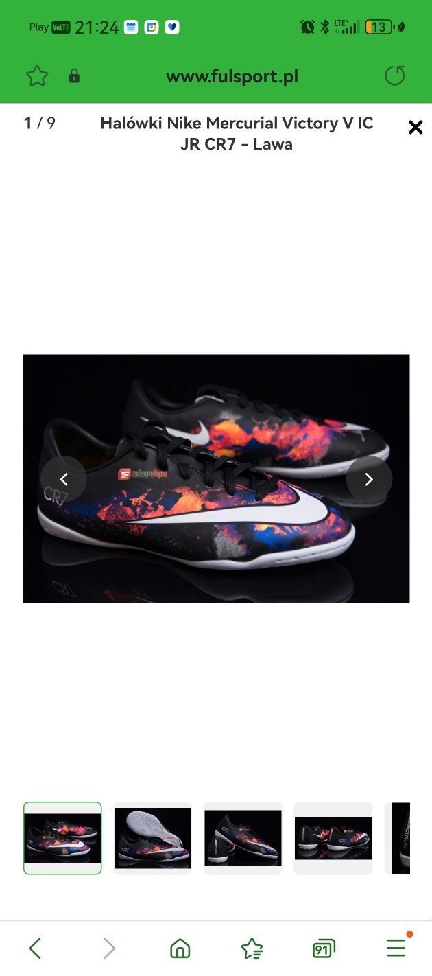 Nike Mercurial Victory V Cr7 rozm. 39