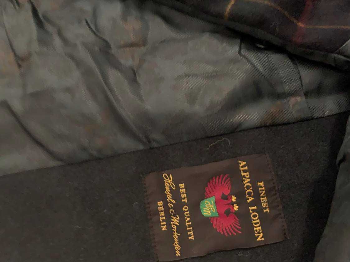 militarny płaszcz unikat wełna   42