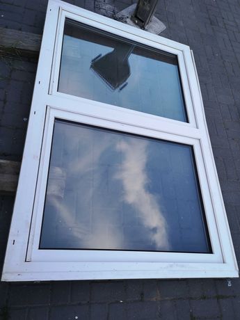Okno PCV biale  132x205