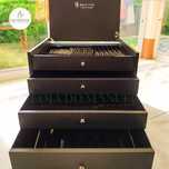 Faqueiro completo e Luxuoso em Dourado - BELO INOX
