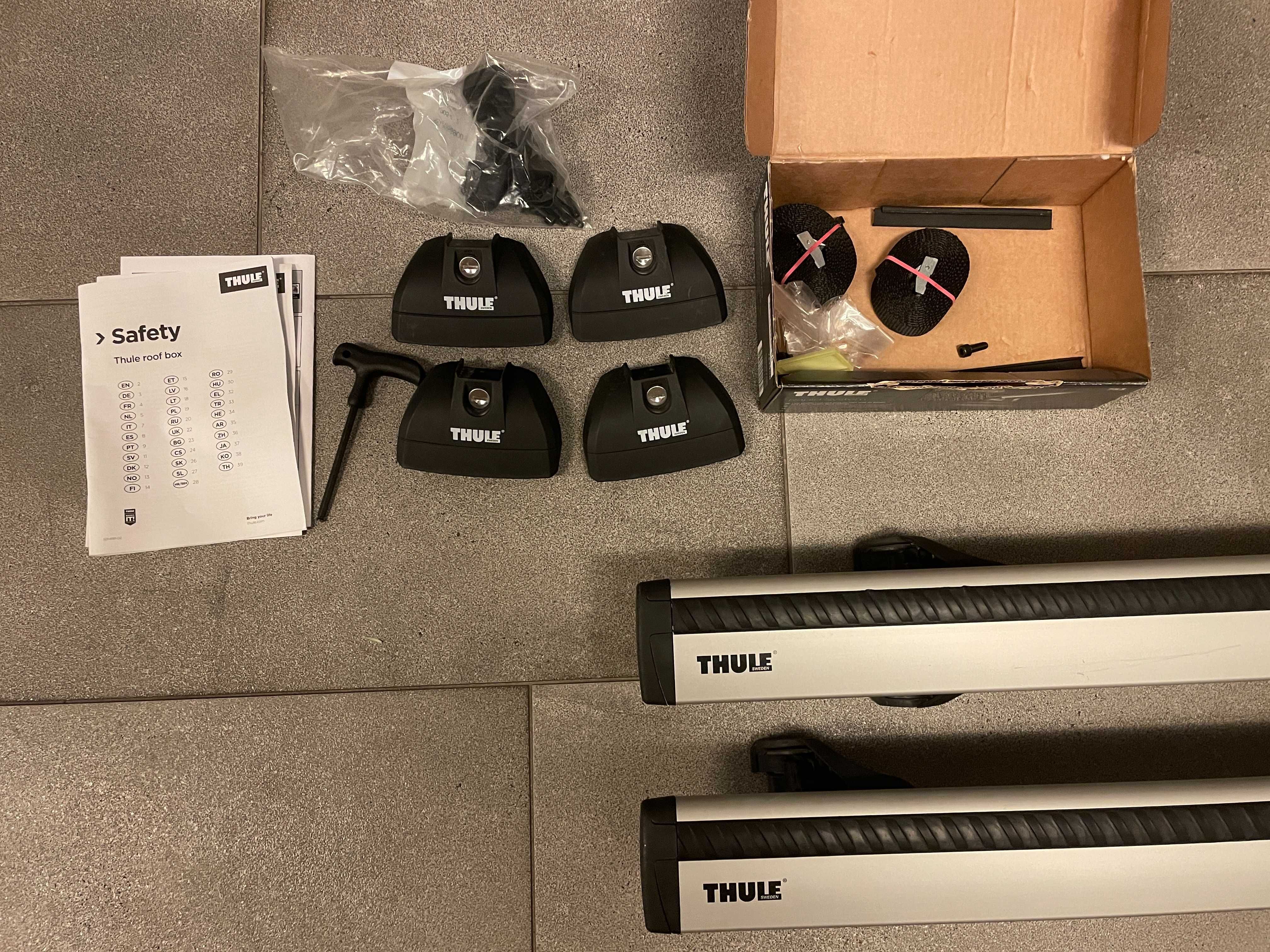 Bagaznik Thule kit 184006 + Stopy 753 Mercedes GLC, Volvo XC60