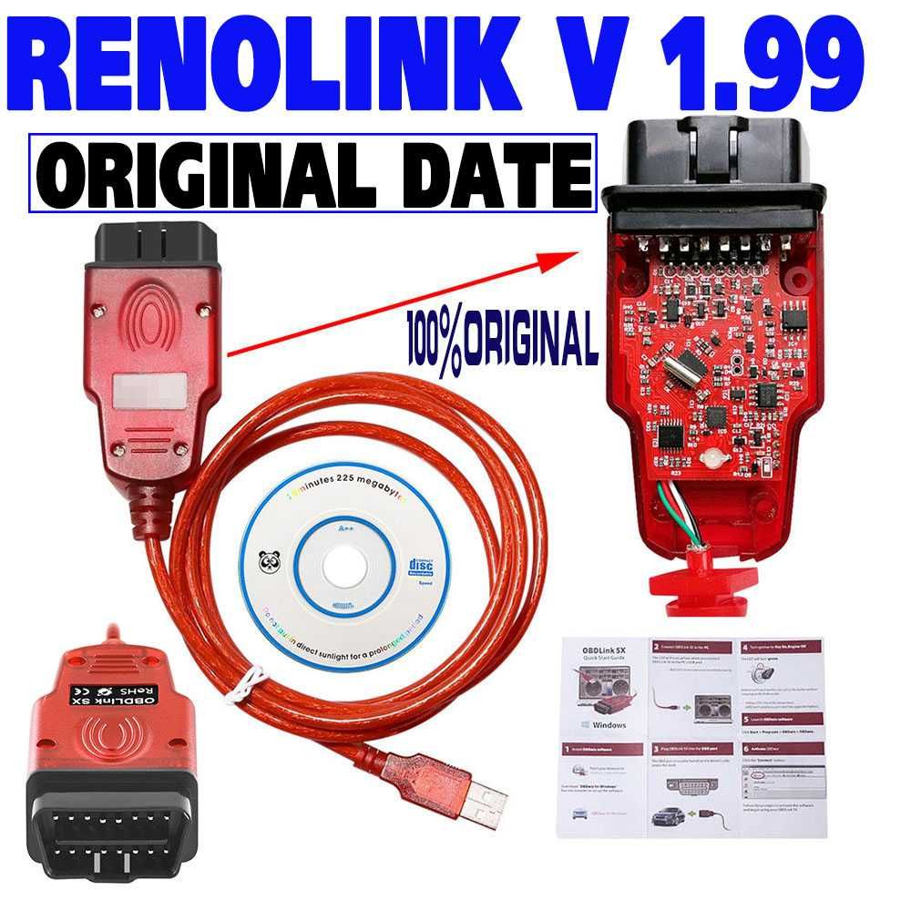 Renolink 1.99 OBD2 Diagnostico Avançado Renault/Dacia