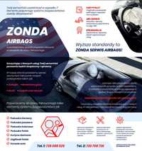 ZONDA AIRBAG USA regeneracja airbag, regeneracja pasów, naprawa pasów