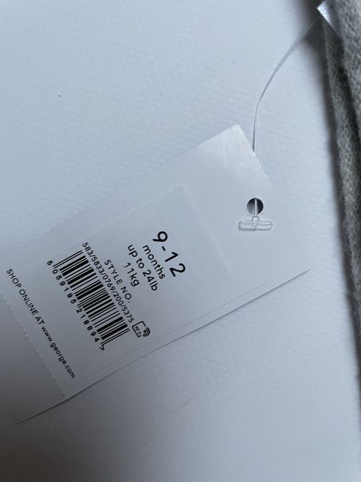 74 80 George czarny zimowy świąteczny sweterek sweter renifer ciepły