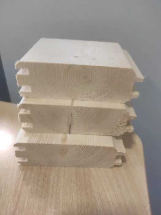 Dom z Bala, Elewacja, Bal prostokątny, sosna, świerk, modrzew