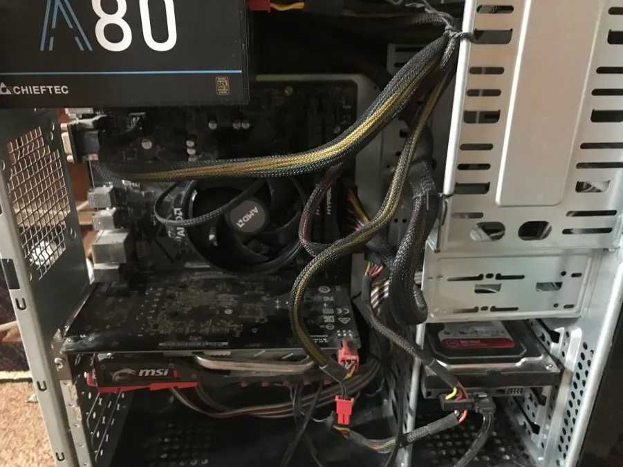 ПК, Nvidia GTX 1050 TI, AMD Ryzen 5 2600, 16 GB оперативки