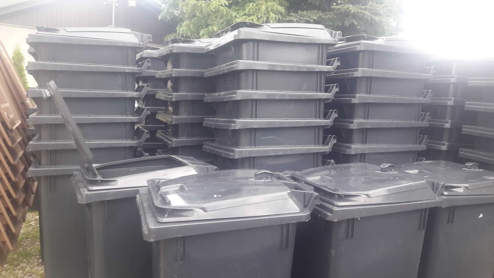 Kosze na śmieci-KOLOR segregacja- 240,140,120, L pojemnik , kubeł.