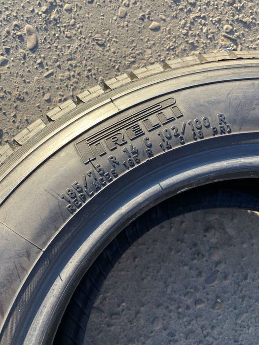 Шини 185/75 R14C 1шт Pirelli, 8,6мм