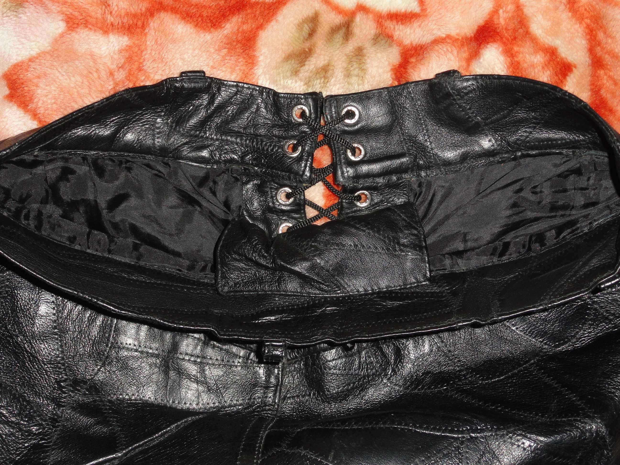 Женские кожаные брюки штаны (Leather натуральная кожа лайка)