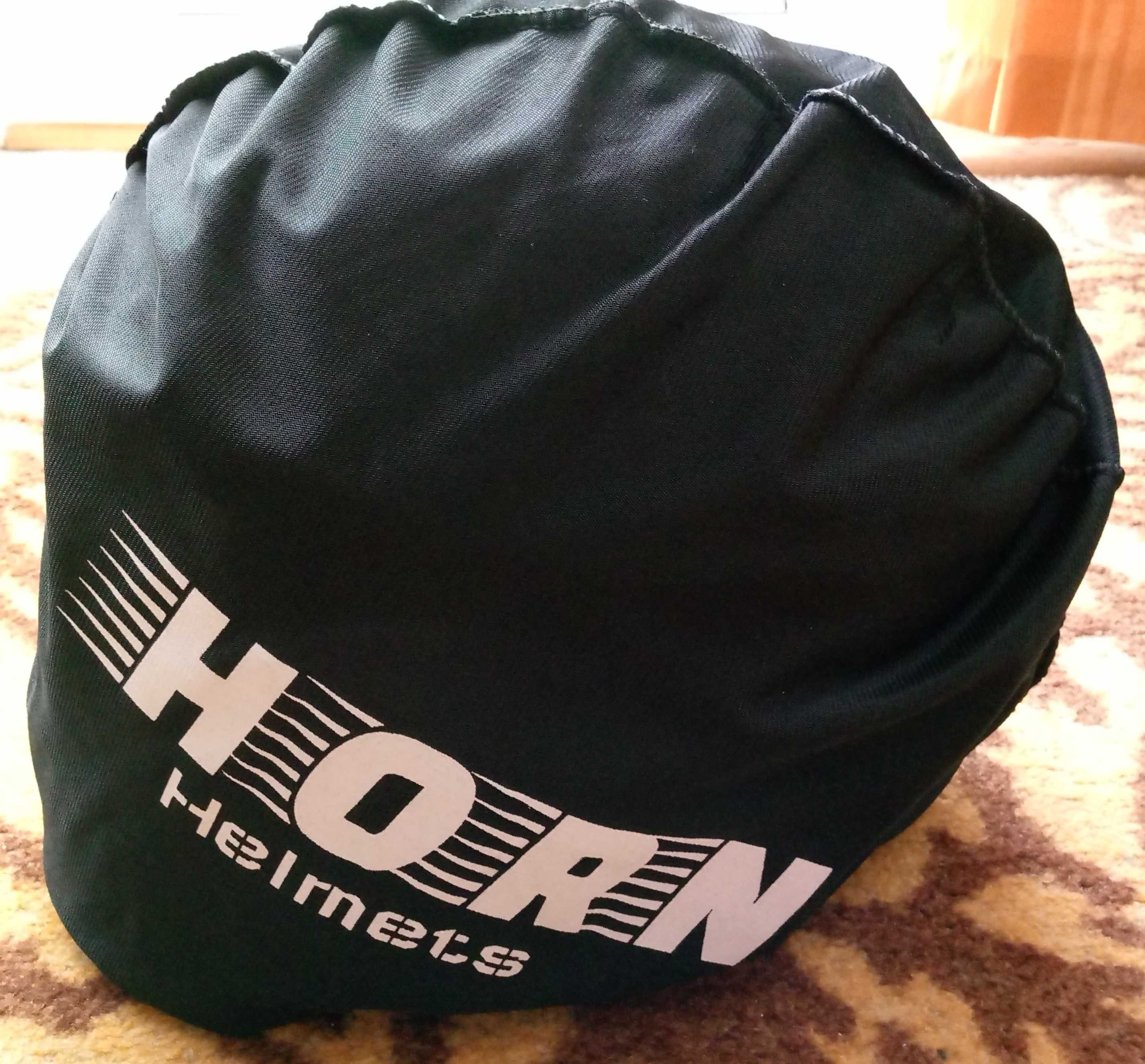 Kask motocyklowy Horn Blenda H-627 czarny mat rozm.S