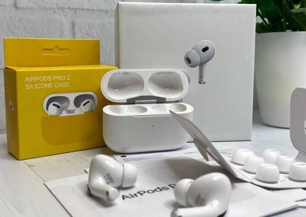 Бездротові навушники airpods pro V2 Lux якості!! + Чохол у Подарунок