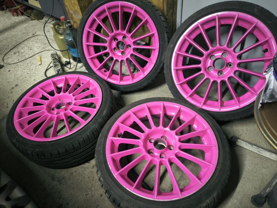 Felgi alutec 18 5x100 zero 8 opony Bridgestone 215/40/18