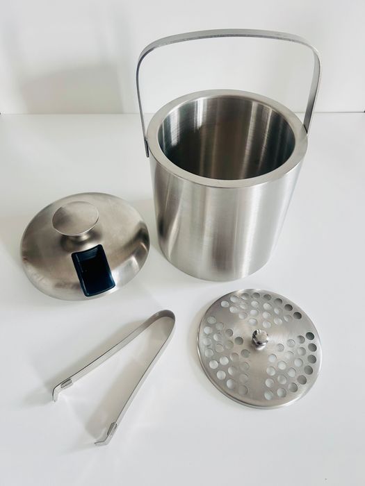 Wiaderko do lodu 1,3l / pojemnik na lód cooler termiczny Lugo ze stali