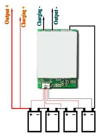 4S 12V 100A BMS LiFePo4