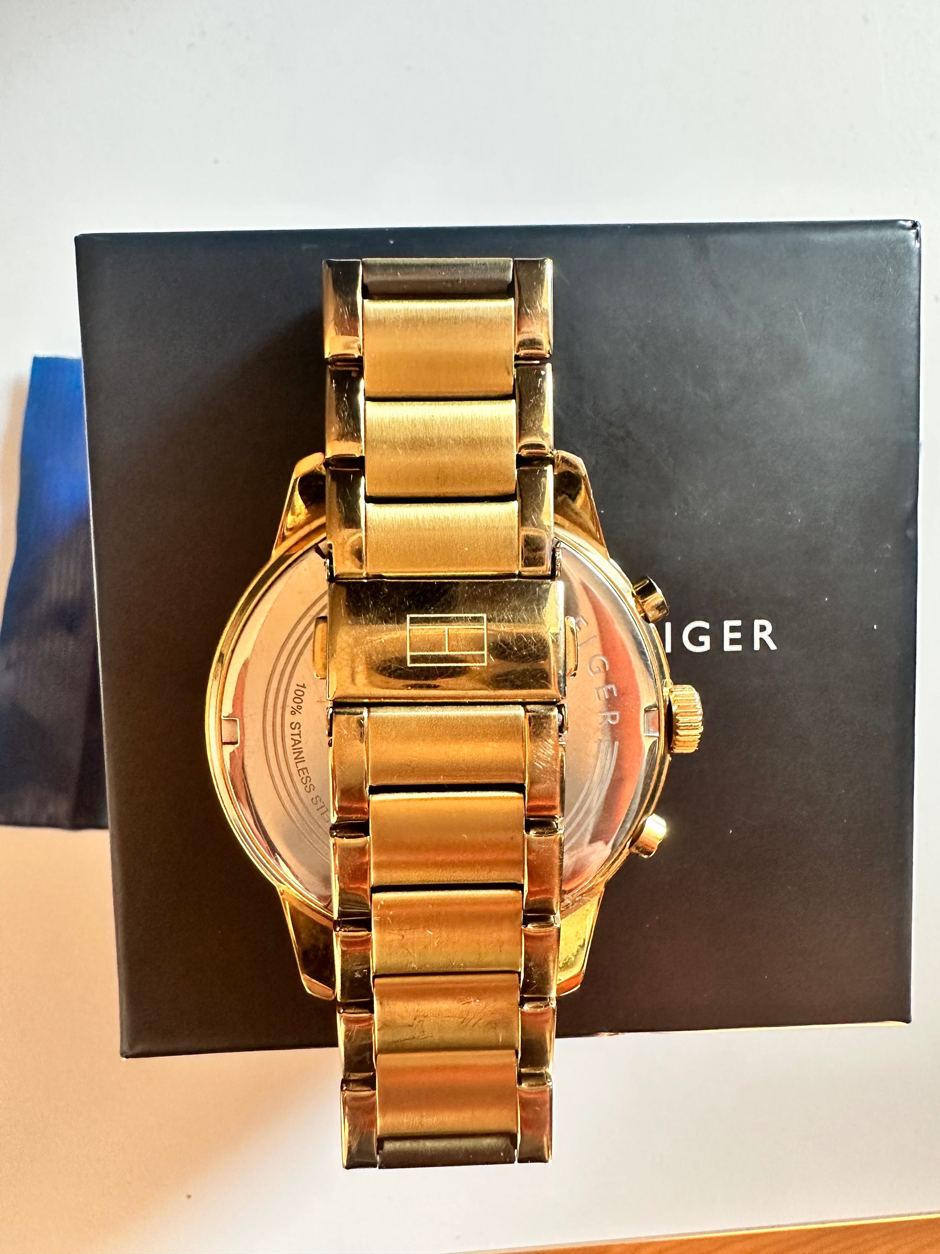 Zegarek Tommy Hilfiger złoty