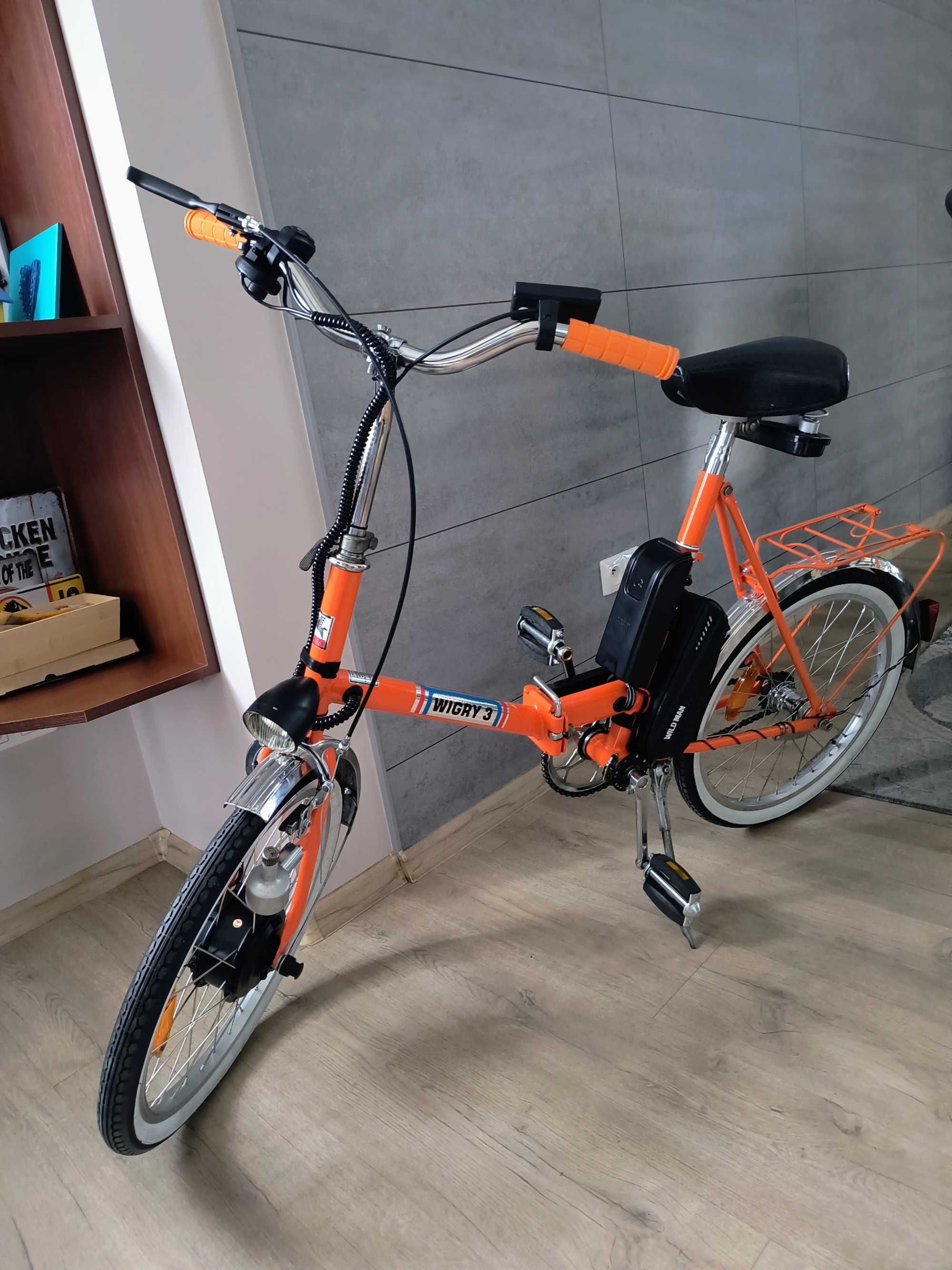 Wigry 3, e-wigry, rower elektryczny, klasyk PRL