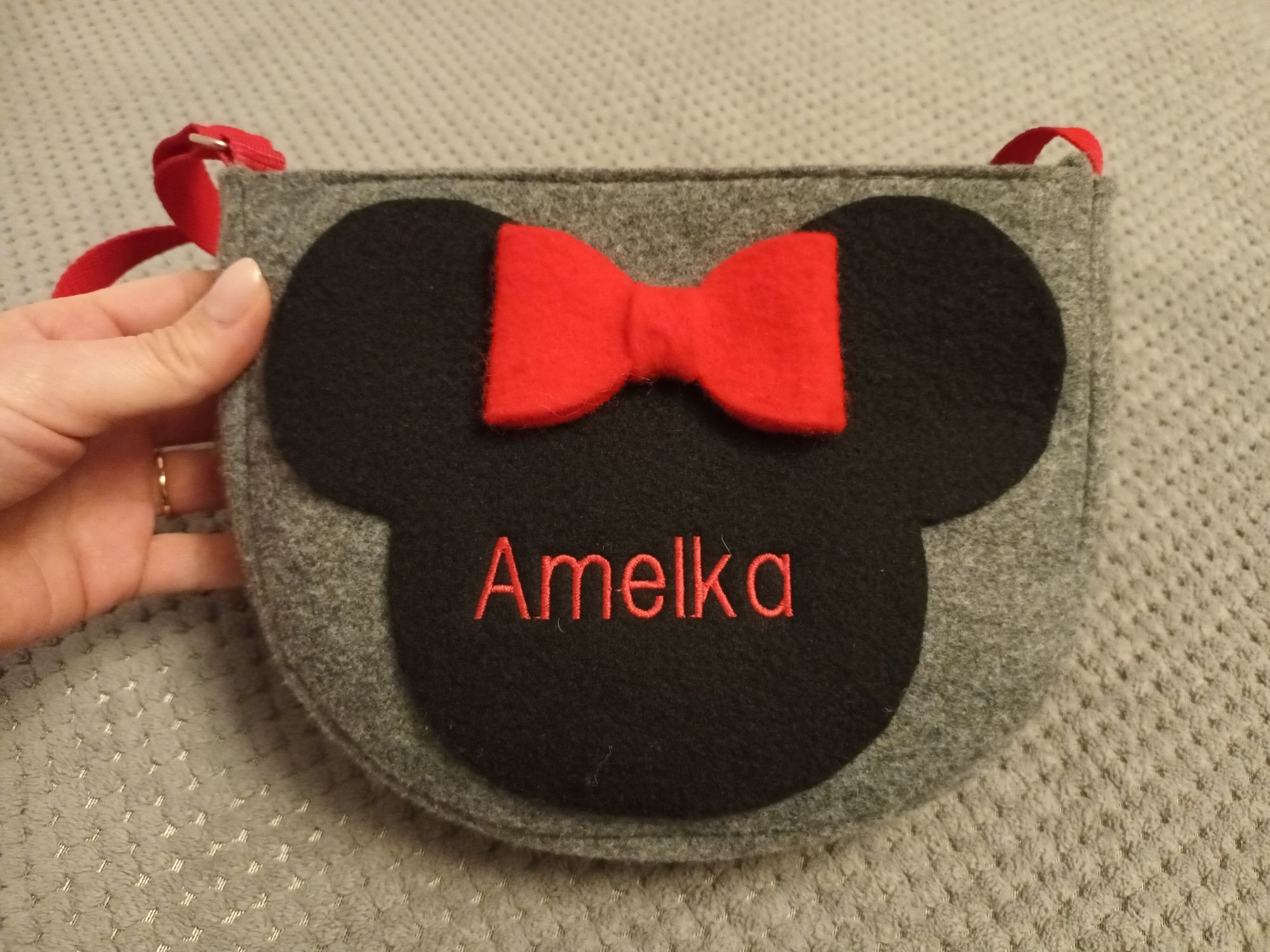 Torebka filcowa  Myszka Amelka